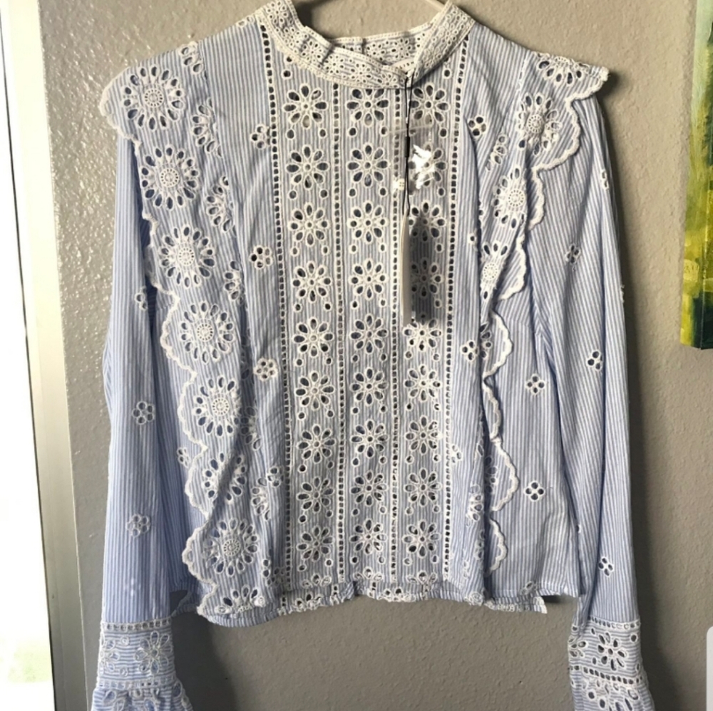 Blue Blouse English Factory